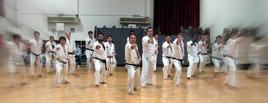 Maryknoll Karate Club was founded in 1963 by Tsutomu Ohshima. We welcome you to practice with us today!